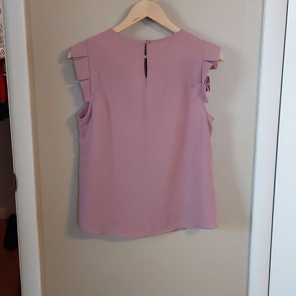 Monteau Flutter Sleeve Blouse M - Picture 4 of 5